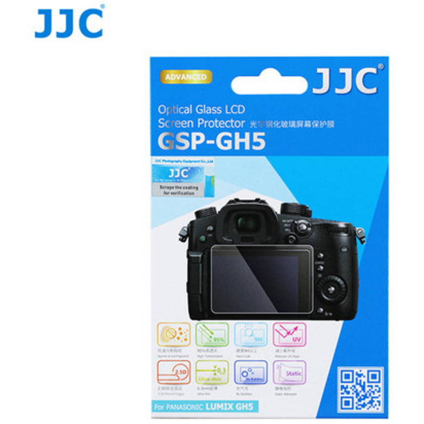 JJC Glass Protector for Panasonic Lumix GH5, GH5S