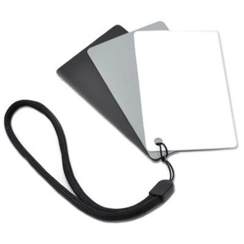 JJC Gray Card/White Balance Card Set (ABS, 13 x 10cm)