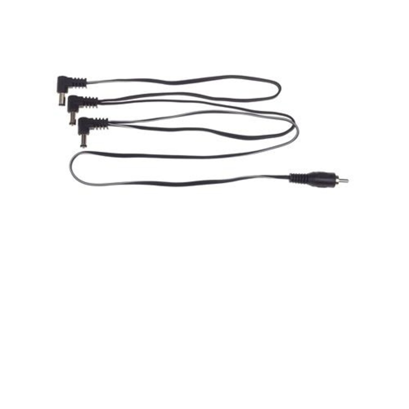 Cioks FLEX 3-Way Daisy Chain Cable (Black)