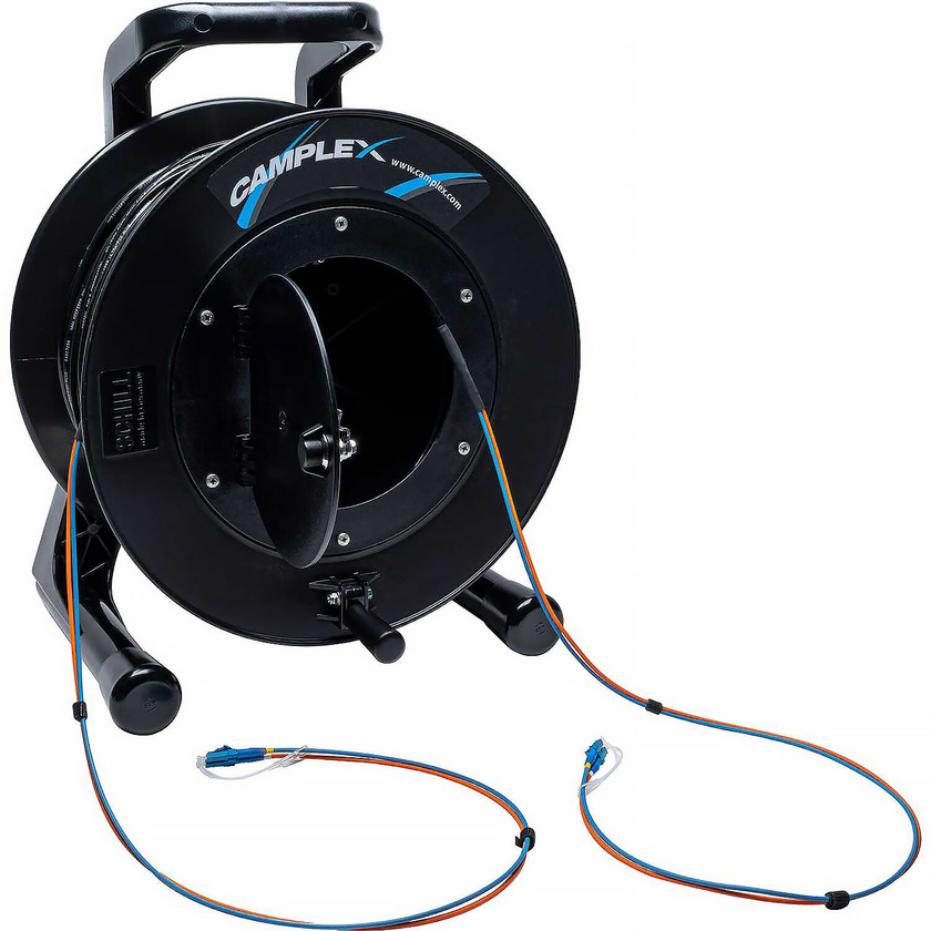 Camplex Duplex LC Single-Mode Fiber Optic Tactical Snake Reel (230m)