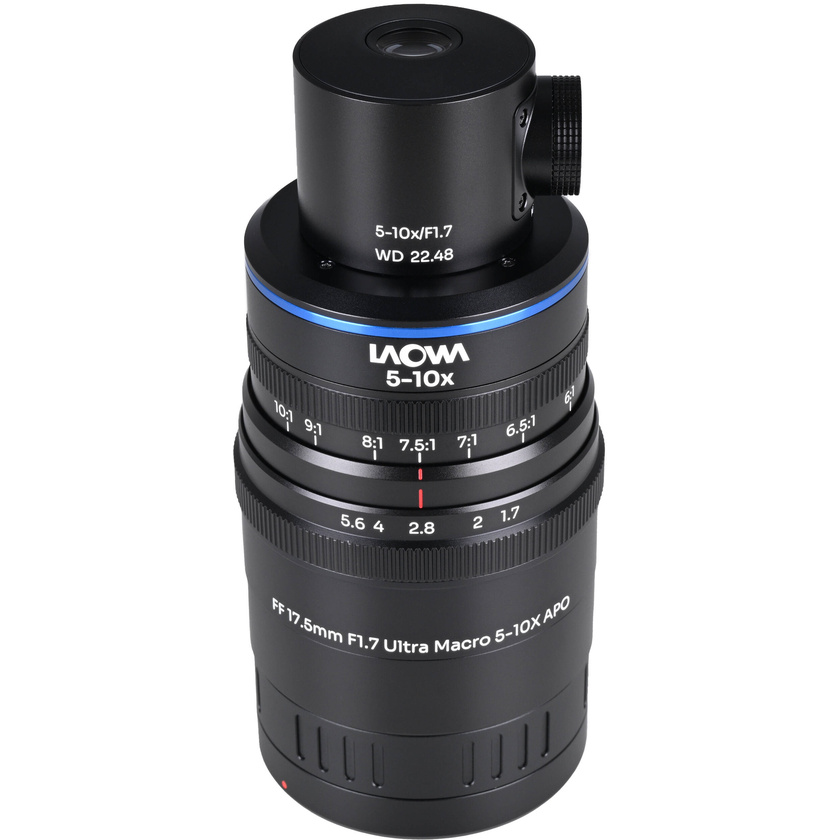 Laowa Aksen 17.5mm f/1.7 5-10x Ultra Macro APO Lens with Coaxial Illumination (Canon RF)