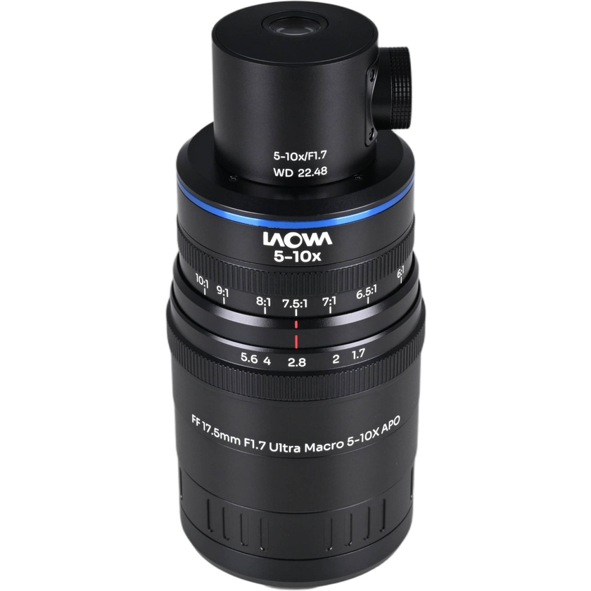 Laowa Aksen 17.5mm f/1.7 5-10x Ultra Macro APO Lens with Coaxial Illumination (L-Mount)