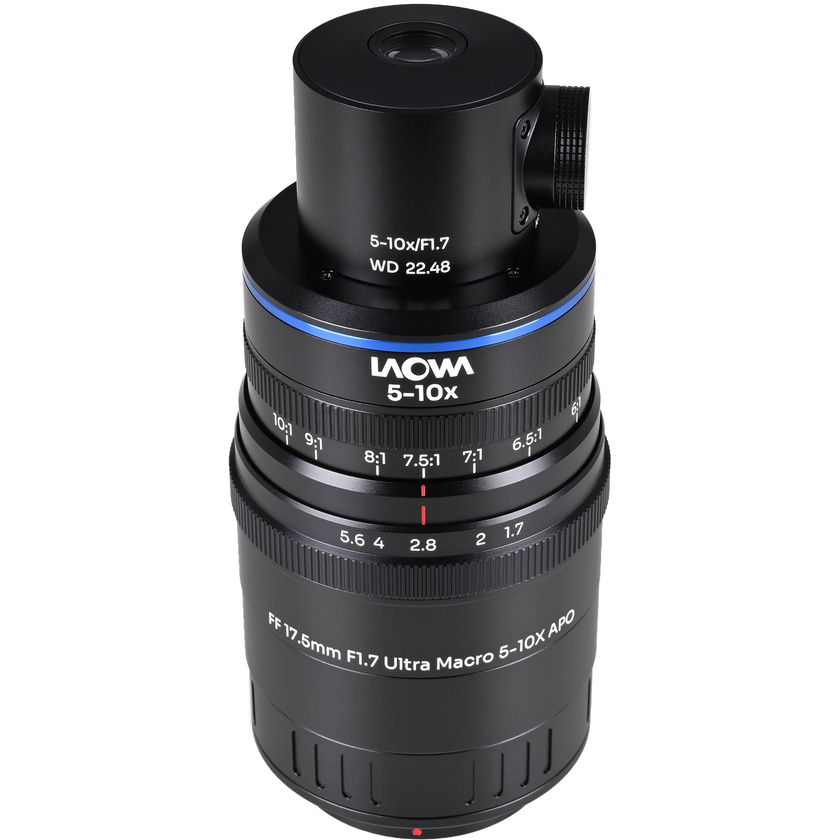 Laowa Aksen 17.5mm f/1.7 5-10x Ultra Macro APO Lens with Coaxial Illumination (Micro Four Thirds)