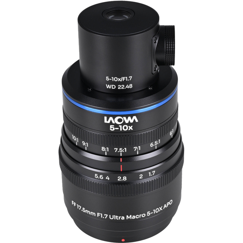 Laowa Aksen 17.5mm f/1.7 5-10x Ultra Macro APO Lens with Coaxial Illumination (Nikon F)