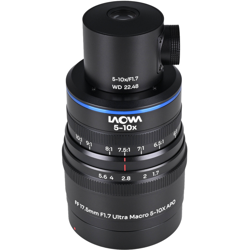 Laowa Aksen 17.5mm f/1.7 5-10x Ultra Macro APO Lens with Coaxial Illumination (Canon EF)