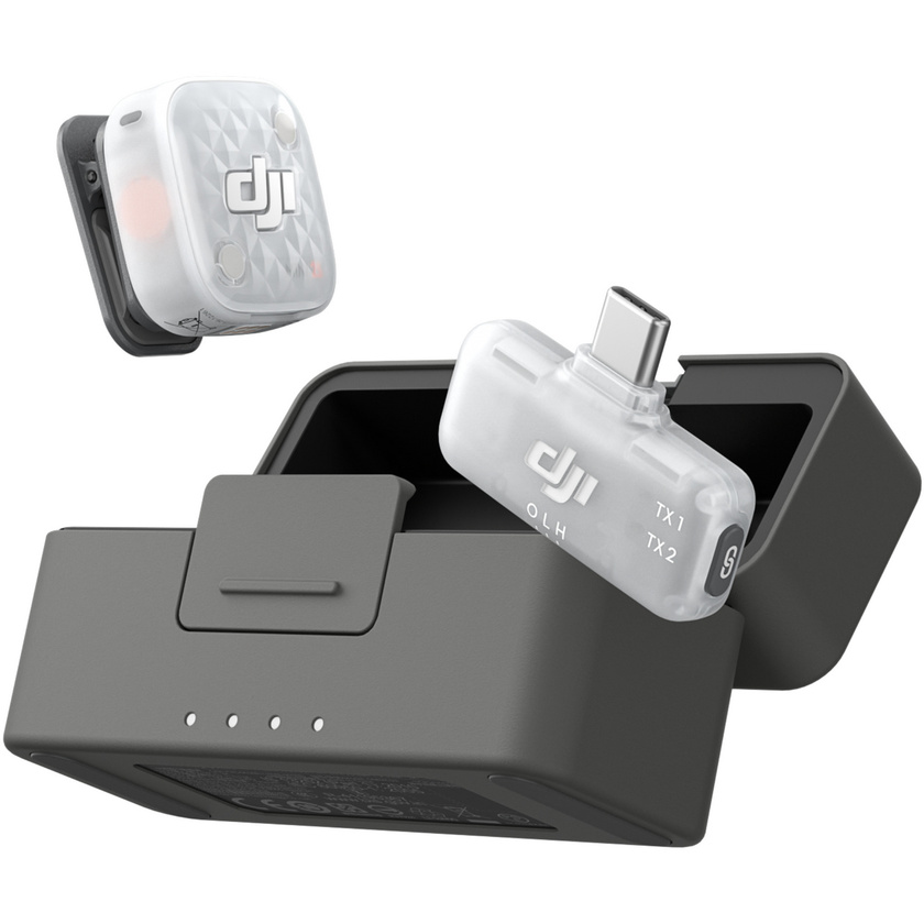 DJI Mic Mini 2S Compact Wireless Microphone System with Charging Case (1 TX + 1 Mobile RX + Charging Case)