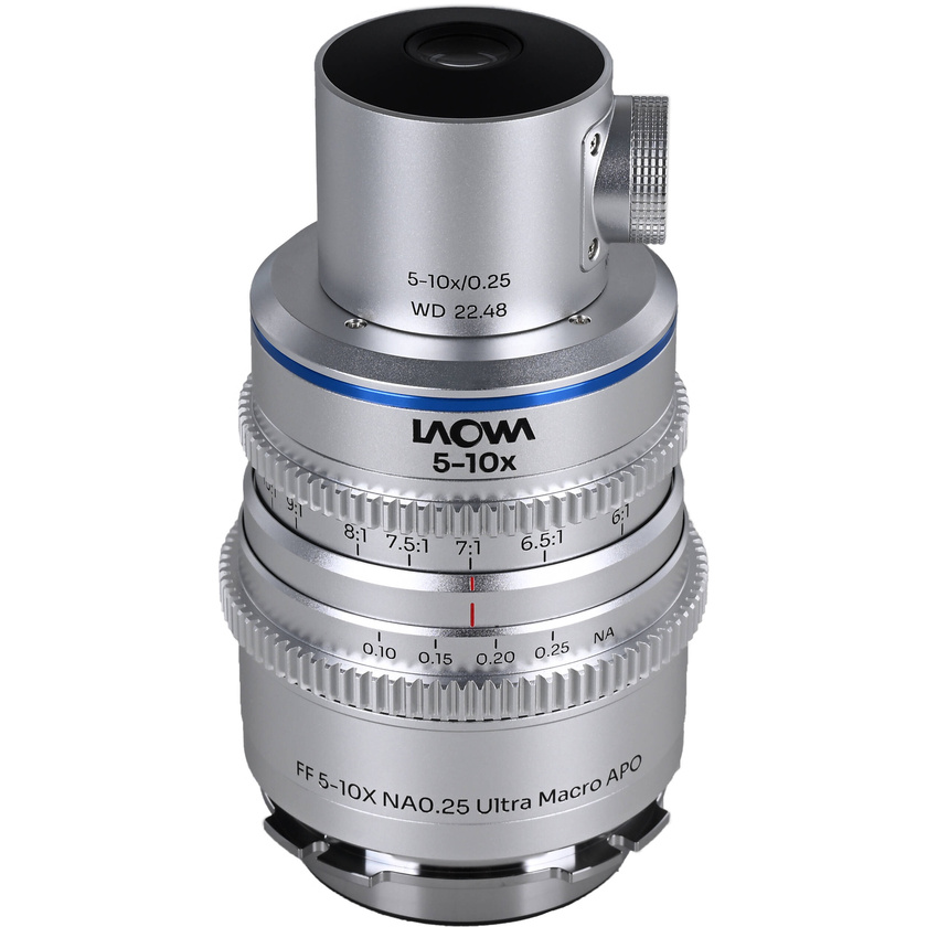 Laowa Aksen 17.5mm f/1.7 5-10x Ultra Macro APO Cine Lens with Coaxial Light Adapter (ARRI PL)