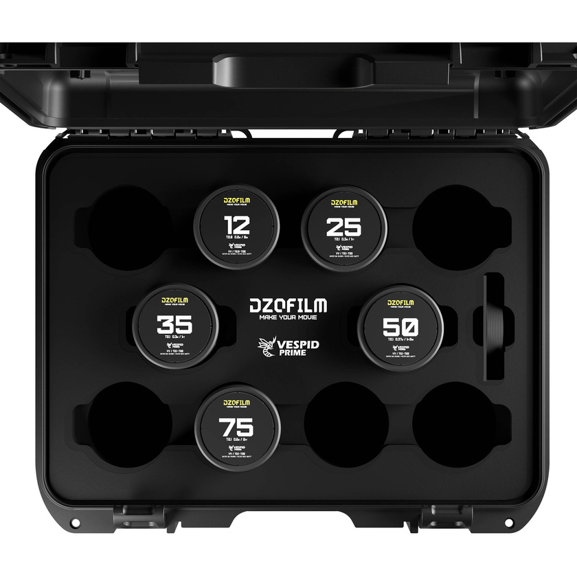 DZOFilm VESPID Prime 5-Lens Kit (ARRI PL & Canon EF)