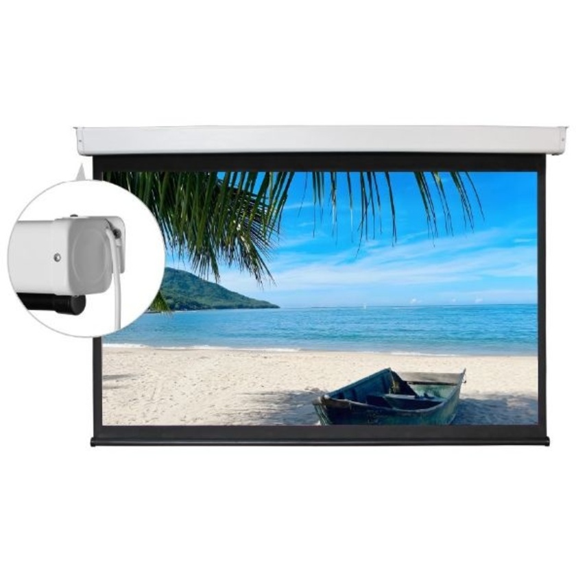 Brateck 100'' 16:9 Electric Projector Screen with Remote