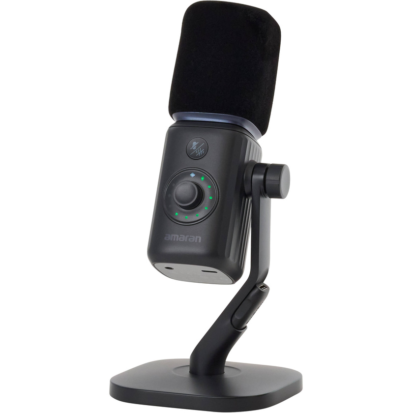 amaran Mic Wireless Dynamic Supercardioid Microphone Desktop Stand Kit (Charcoal)