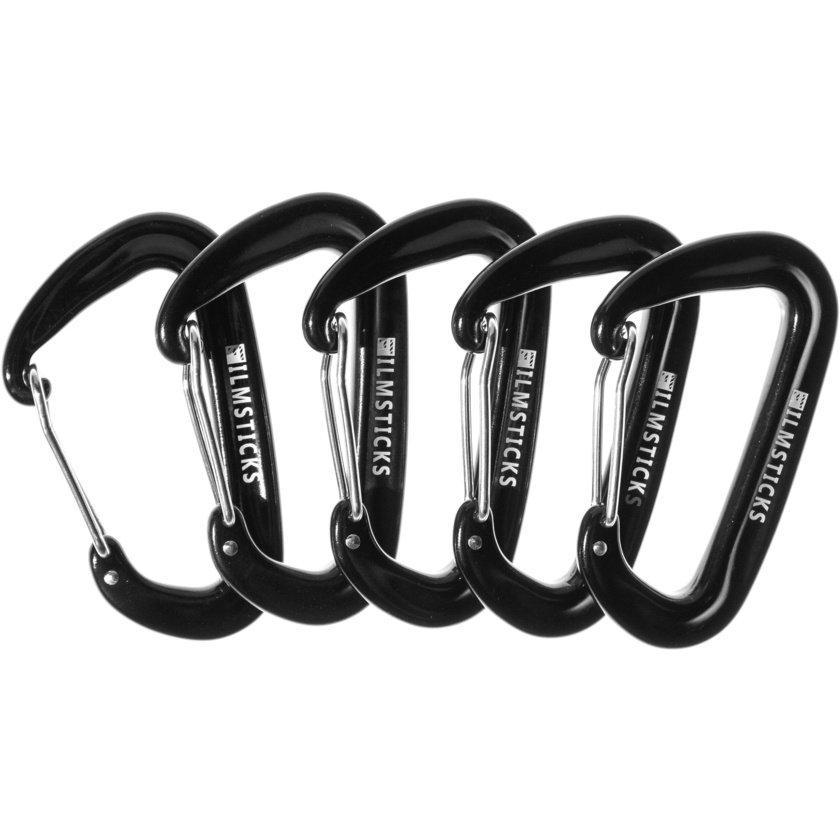 Filmsticks Wire Gate Carabiner (5-Pack)