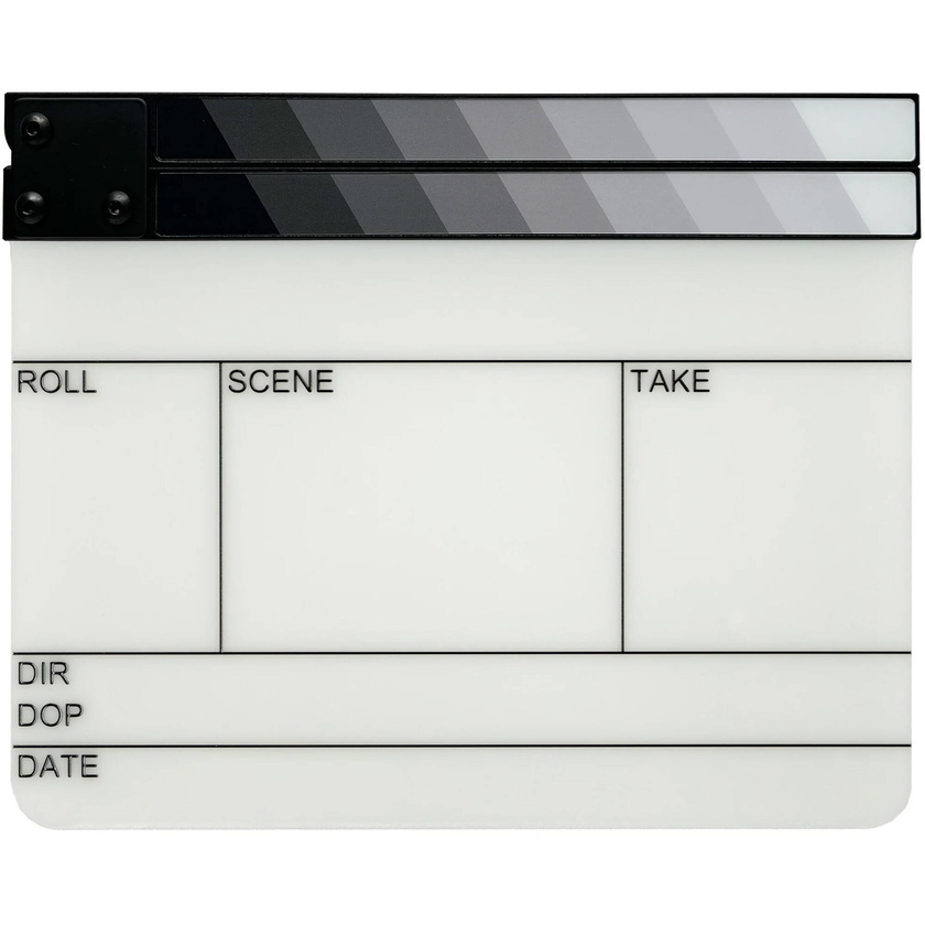 Filmsticks Gripsticks Grayscale Clapperboard Kit (Medium, USA Version)