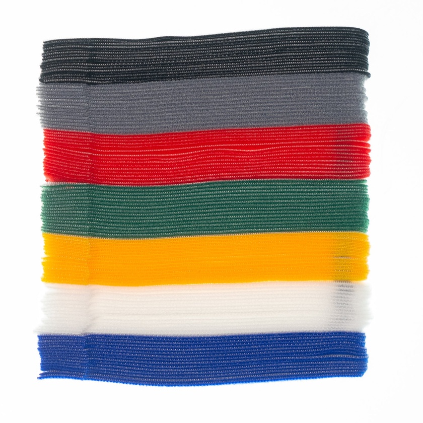 Filmsticks Reusable Hook and Loop Ties Set (105 Pack, 15cm)