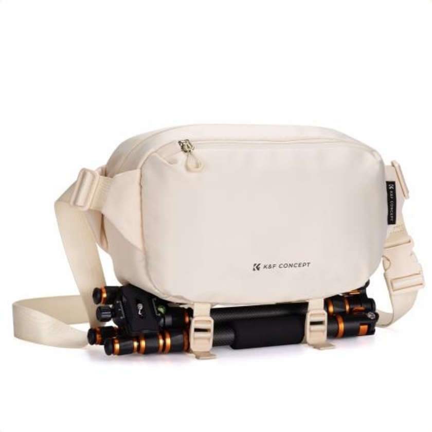 K&F Concept Alpha Camera Sling Bag (Beige, 10L)