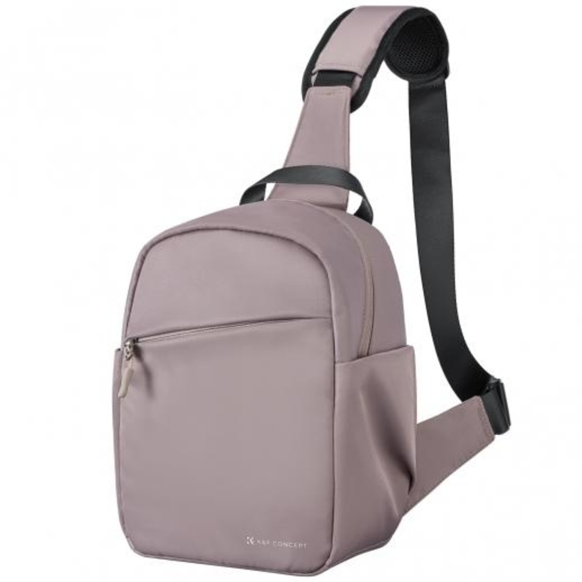 K&F Concept Urban Wander Camera Crossbody Shoulder Backpack (Deep Pink/Purple, 5L)