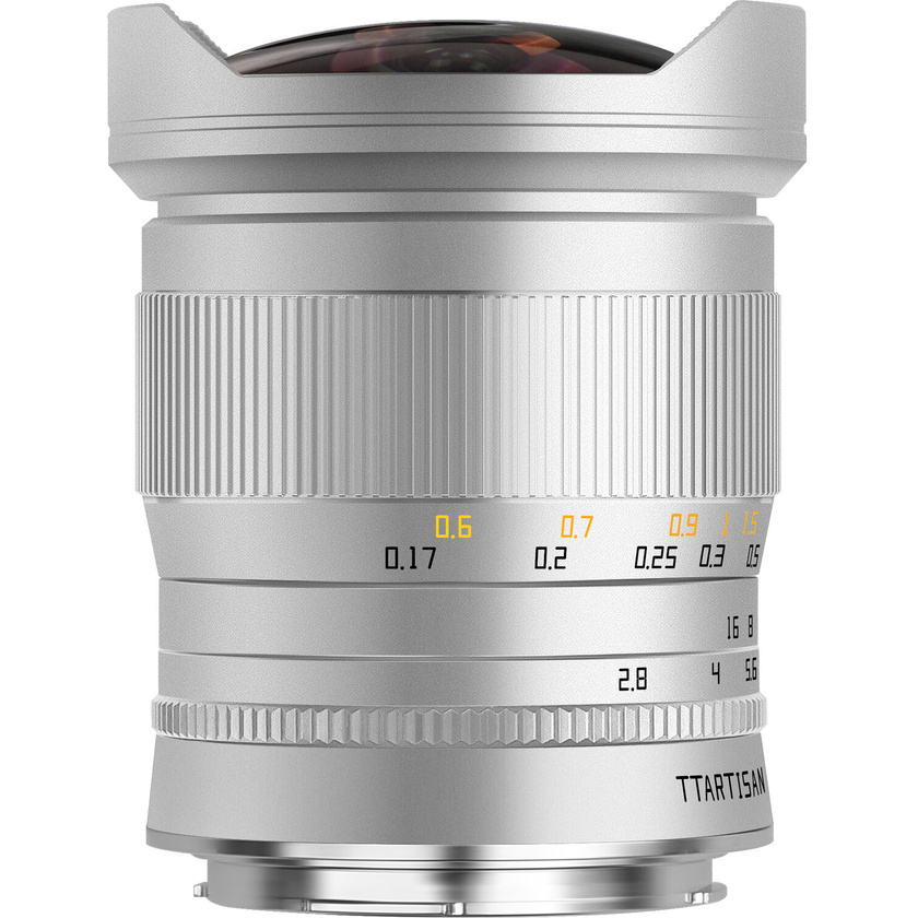 TTArtisan 11mm f/2.8 Fish Eye Lens (L-Mount, Silver)