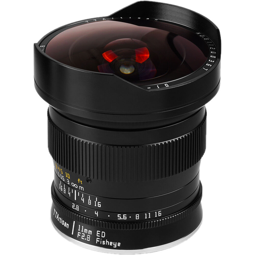 TTArtisan 11mm f/2.8 Fish Eye Lens (Nikon F, Black)