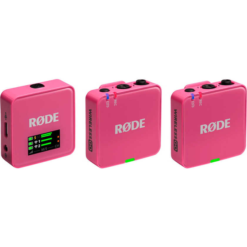 RODE Wireless GO Compact Wireless Microphone System (Gen 3, Pink)