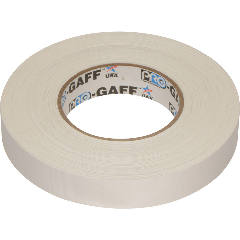 ProTapes Pro Gaffer Tape (25mm x 50m, White)
