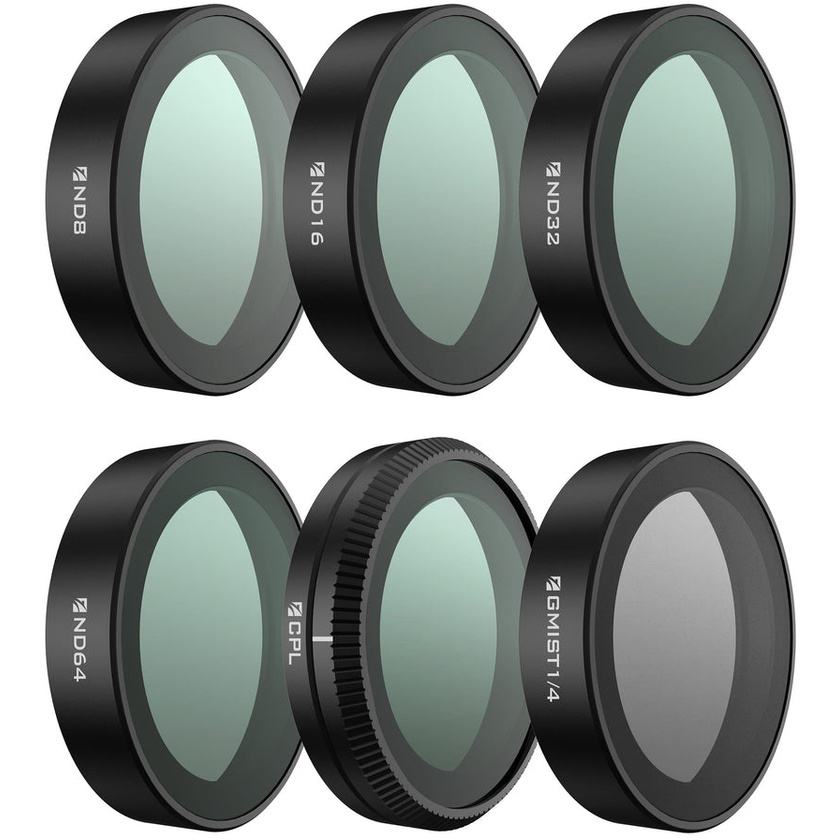 Freewell Insta360 Luna Ultra Wide-Angle Lens ND Filters (6 Pack)