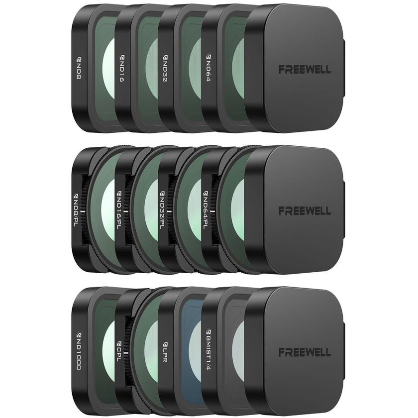 Freewell GoPro Mission 1 Pro/Mission 1 Mega Filter Kit (12 Pack)