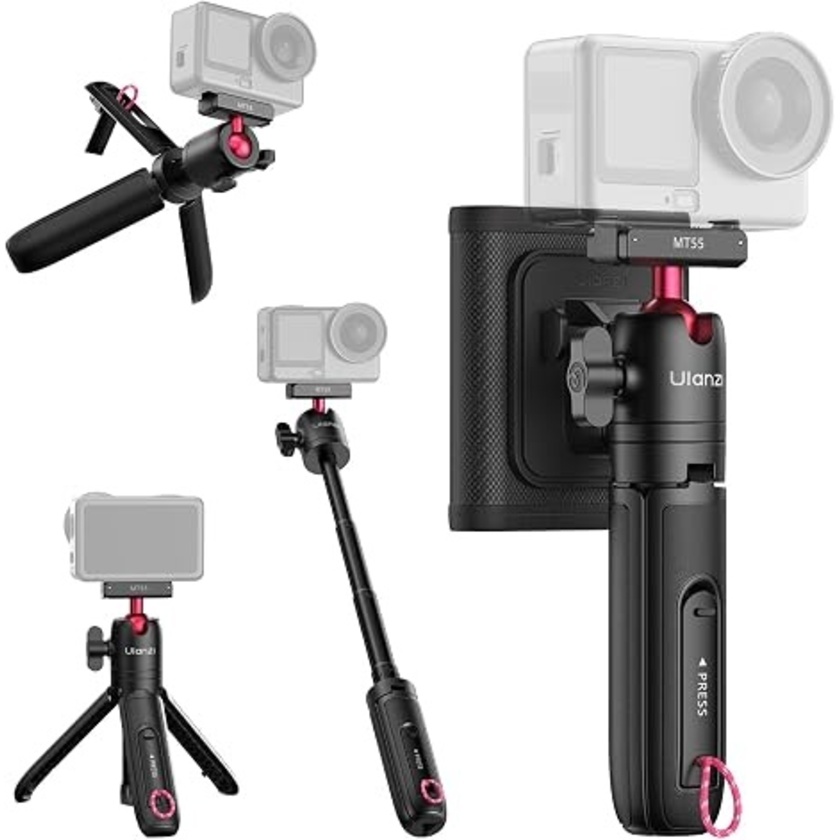 Ulanzi MT55 SnapGo Mini Selfie Stick Tripod for DJI Osmo Nano/Action 6
