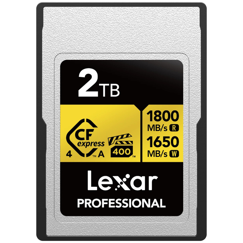 Lexar 2TB Professional CFexpress 4.0 Type A GOLD Card - Open Box
