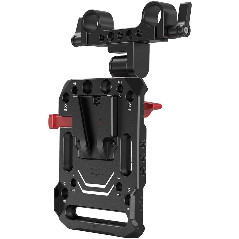 SmallRig V-Lock Battery Plate with 15mm Rod Clamp & Adjustable Arm - Open Box