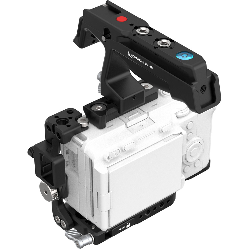 Kondor Blue Hybrid Cage with Top Handle for Sony FX3 and FX30 (Raven Black)