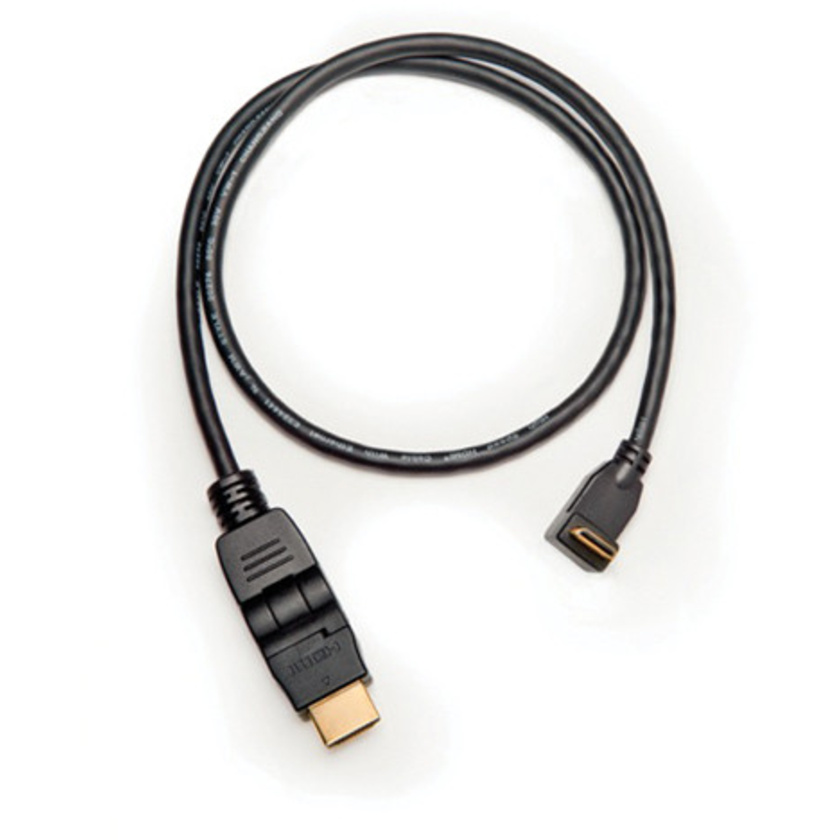Zacuto 24" Right Angle Mini to Standard HDMI Cable