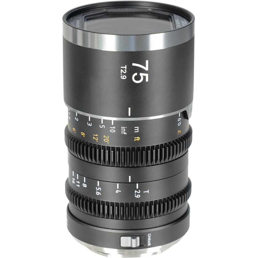 Sirui Saturn V2 Series 75mm T2.9 1.6x Full-Frame Anamorphic Cine Lens (L-Mount, Neutral Flare)
