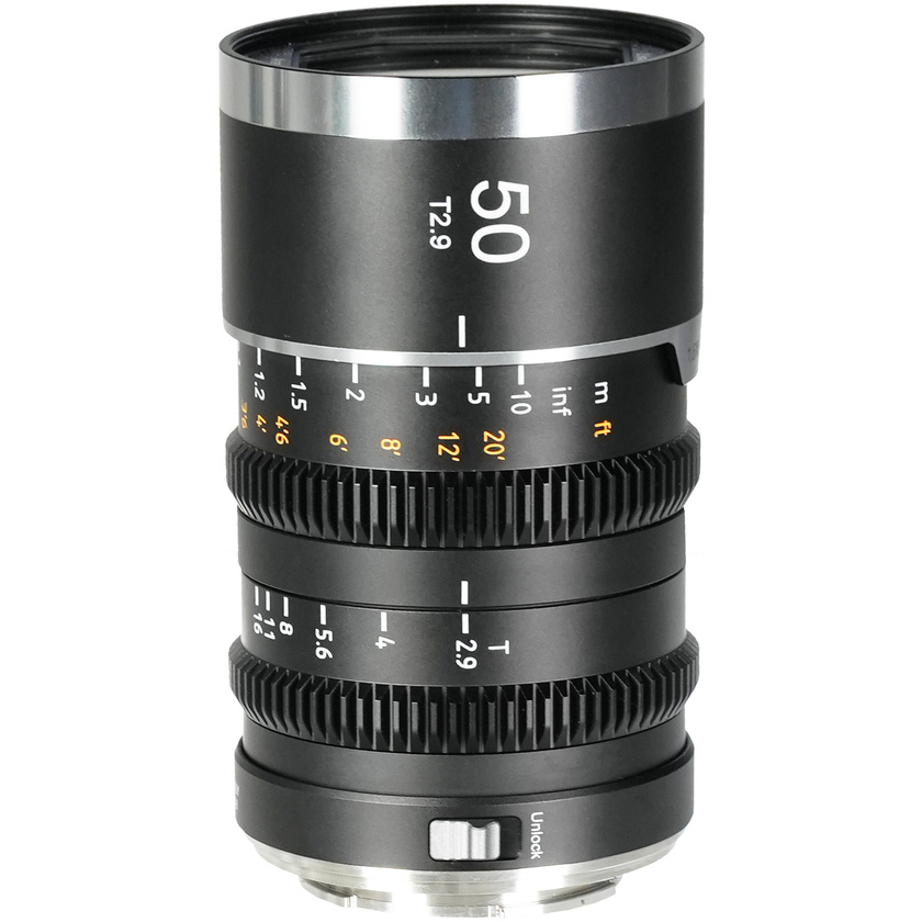 Sirui Saturn V2 Series 50mm T2.9 1.6x Full-Frame Anamorphic Cine Lens (Sony E, Neutral Flare)