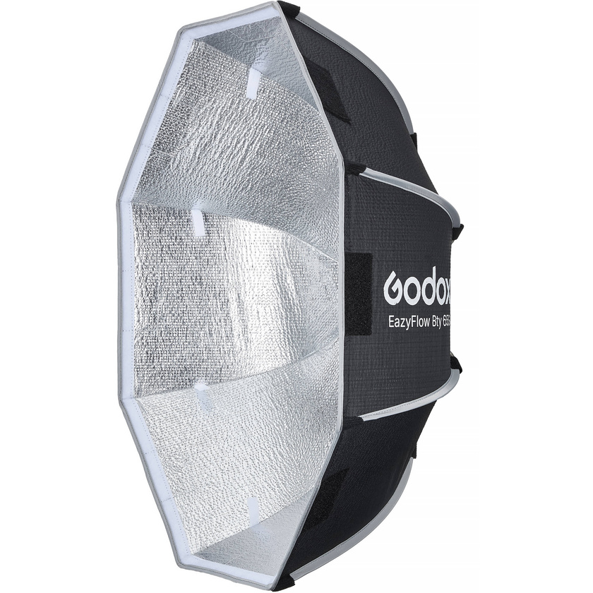 Godox EazyFlow Bty 65S Collapsible Beauty Dish (Black/Silver, 65 cm)