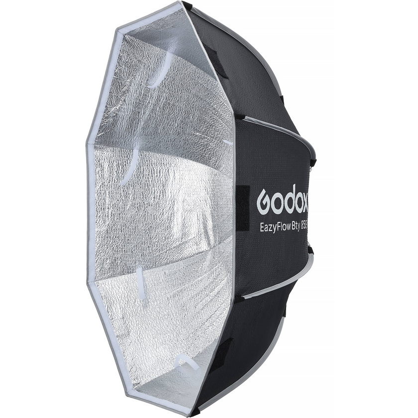 Godox EazyFlow Bty 85S Collapsible Beauty Dish (Black/Silver, 85 cm)