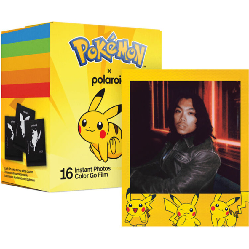 Polaroid Go Color Film (16 Exposures, Pokemon Pikachu Edition)