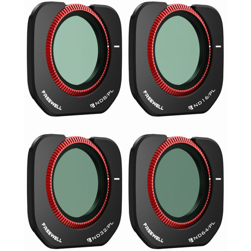 Freewell Bright Day ND/PL Filter Kit for Insta360 Luna Pro (4-Pack)