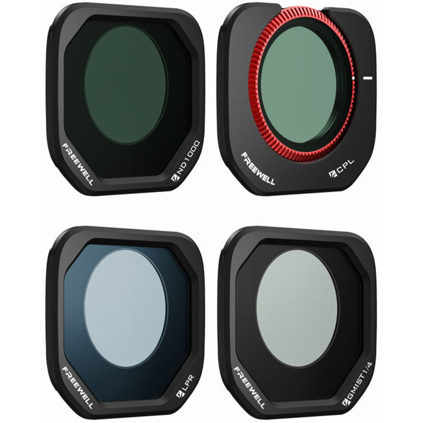 Freewell Everyday Filter Kit for Insta360 Luna Pro (4-Pack)