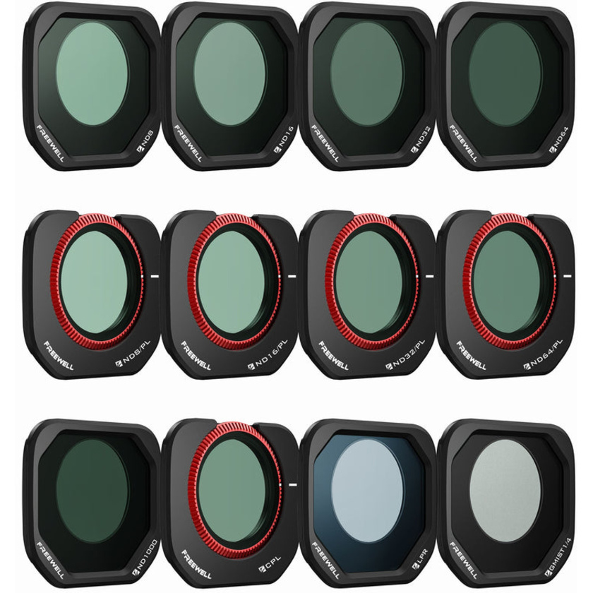 Freewell Mega Filter Kit for Insta360 Luna Pro (12-Pack)