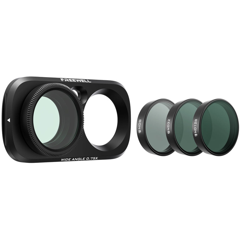 Freewell 0.75x Wide Angle Lens Kit with ND Filters for Insta360 Luna Ultra