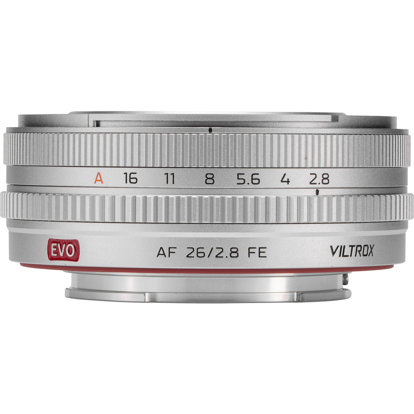 Viltrox AF 26mm f/2.8 EVO Lens (Sony E, Silver)