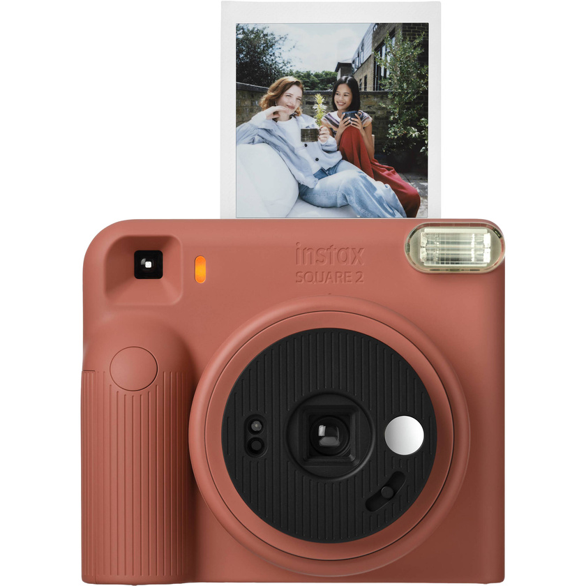 FUJIFILM instax SQUARE 2 Instant Film Camera (Brick Red)