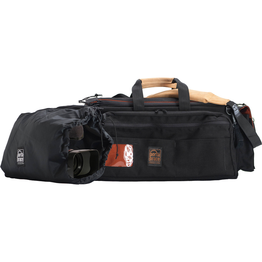 Porta Brace Cargo Case with Backpack Camera Pouch (Black)