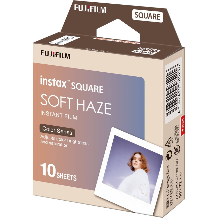 FUJIFILM instax SQUARE Soft Haze Instant Film (10 Exposures)