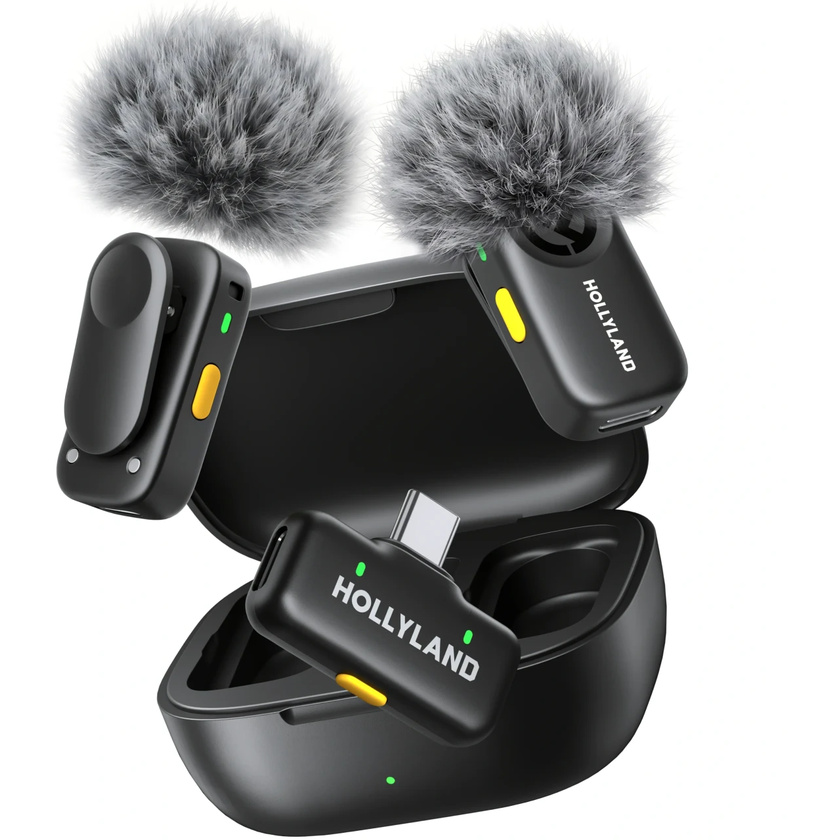 Hollyland LARK A2 DUO 2-Person Wireless Microphone System (Space Gray)