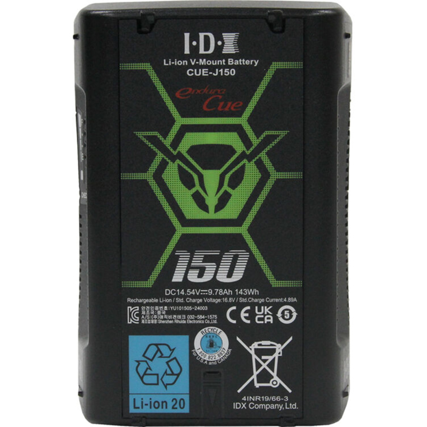 IDX System Technology CUE-J150 V-Mount Battery (143Wh)