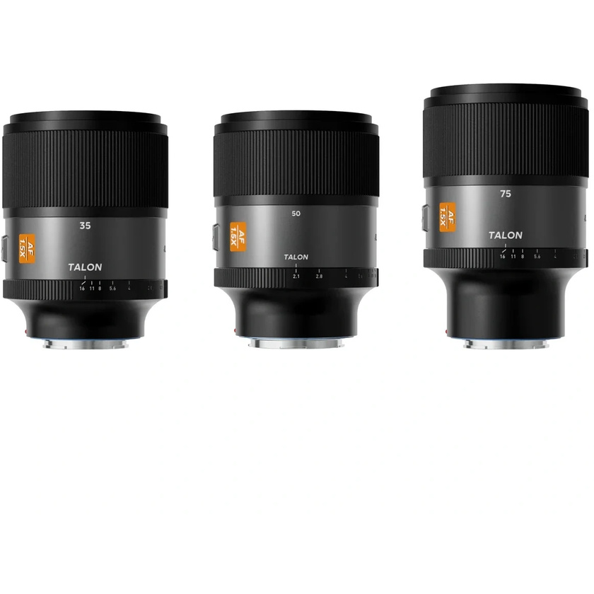BLAZAR Talon 35, 50 & 75mm T2.1 1.5x Anamorphic AF 3-Lens Kit (Sony E)