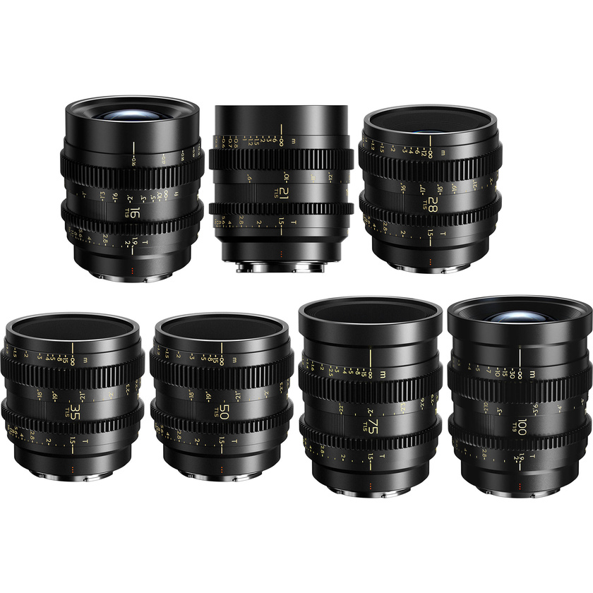 Thypoch Simera-C T1.5/T1.9 Cine 7-Lens Kit (Sony E)