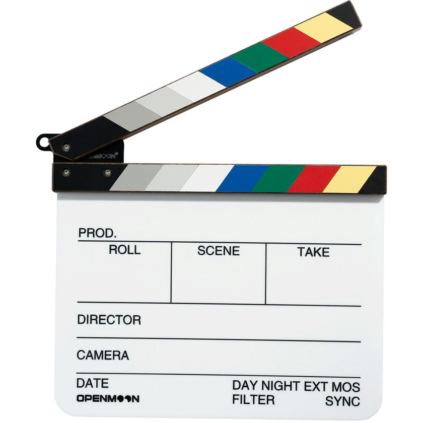 OPENMOON Walnut Film Clapperboard (Large, Left Handed)
