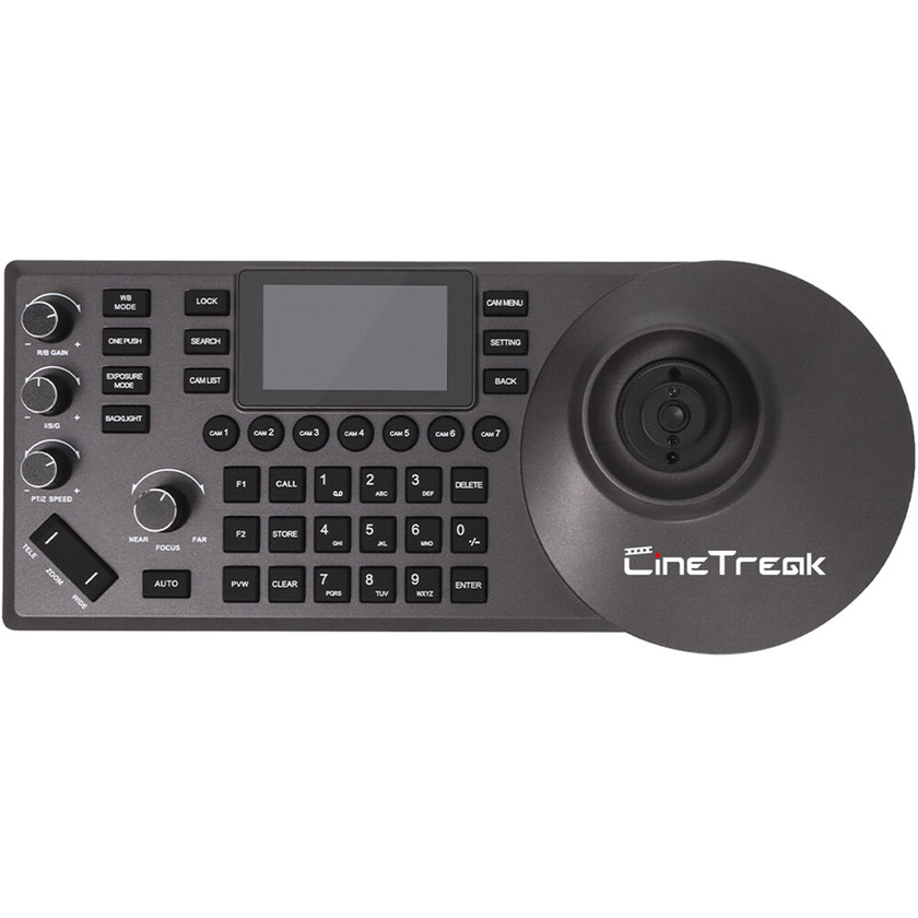 CineTreak CT-CR02 Multifunctional NDI PTZ Remote Controller with NDI HX Preview and Joystick Control