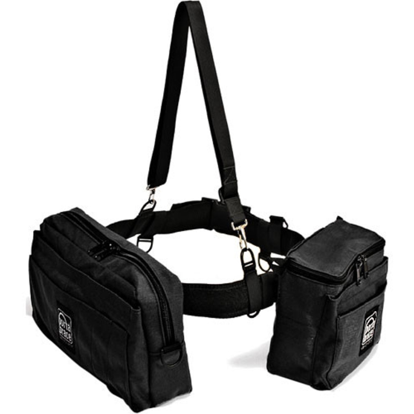 Porta Brace BP-2 Waist Belt Production Pack - for Camcorder Batteries, Tapes and Accessories (Black)